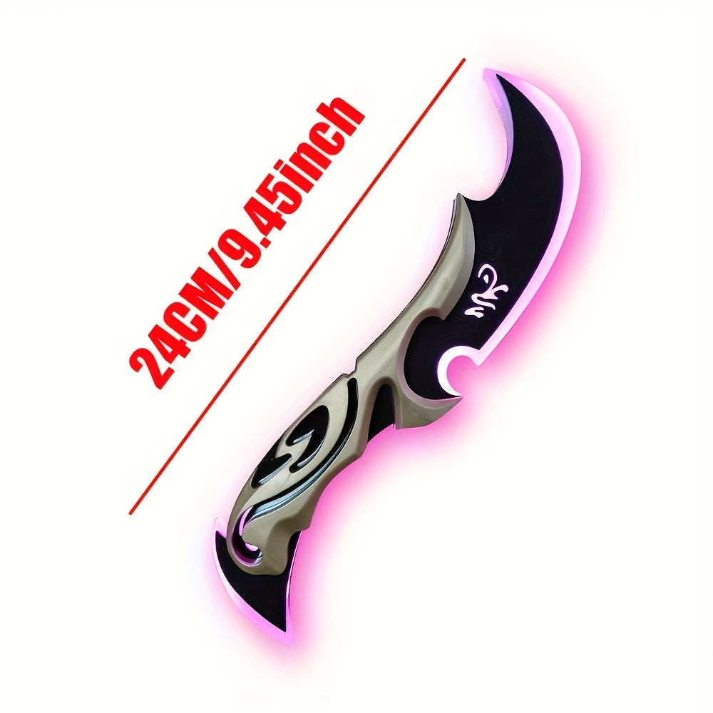 LED Glowing Knife Prop - Rechargeable Cosplay Accessory