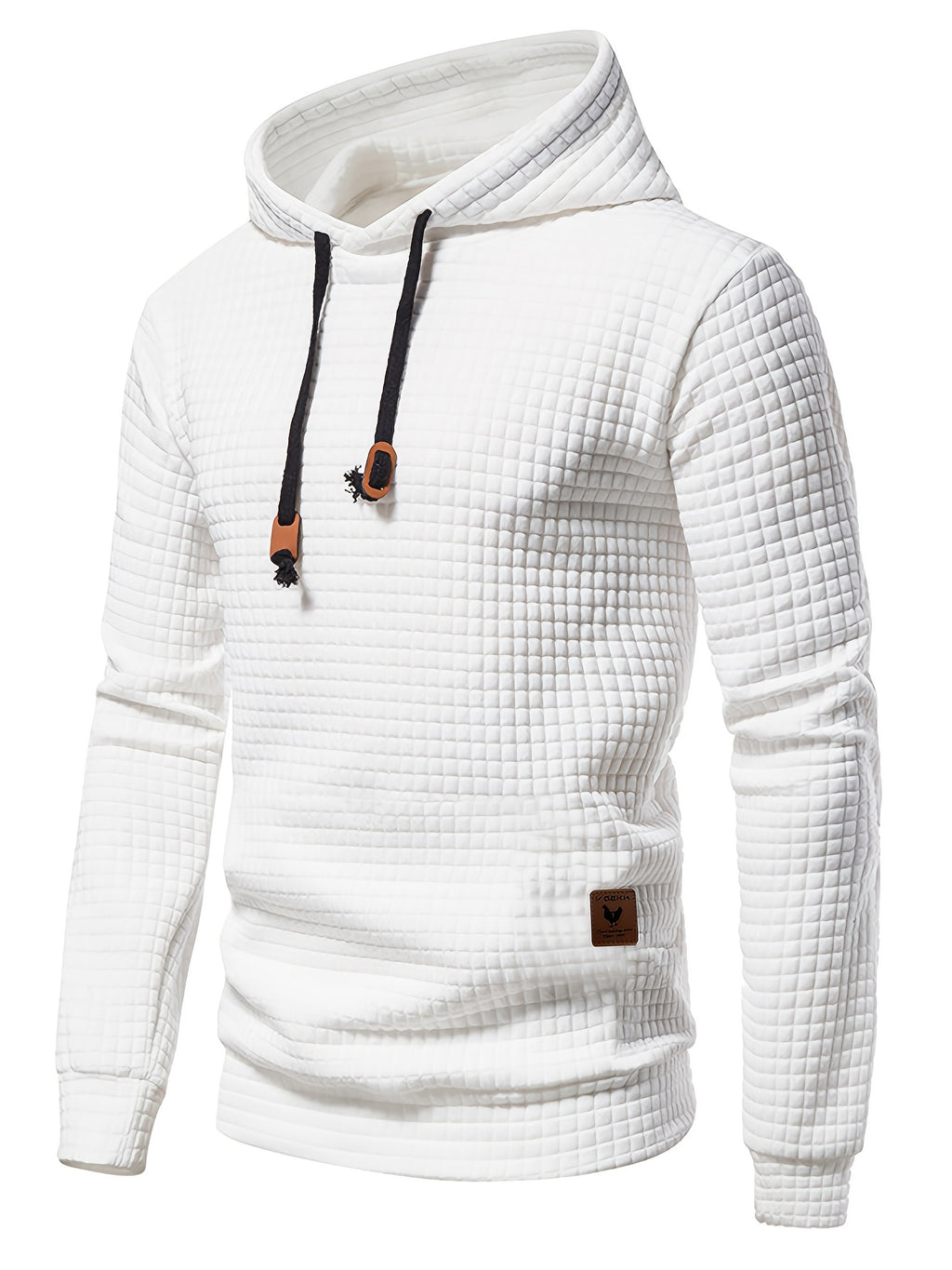 Men's Jacquard Check Pullover Sweatshirt - Athletic Casual