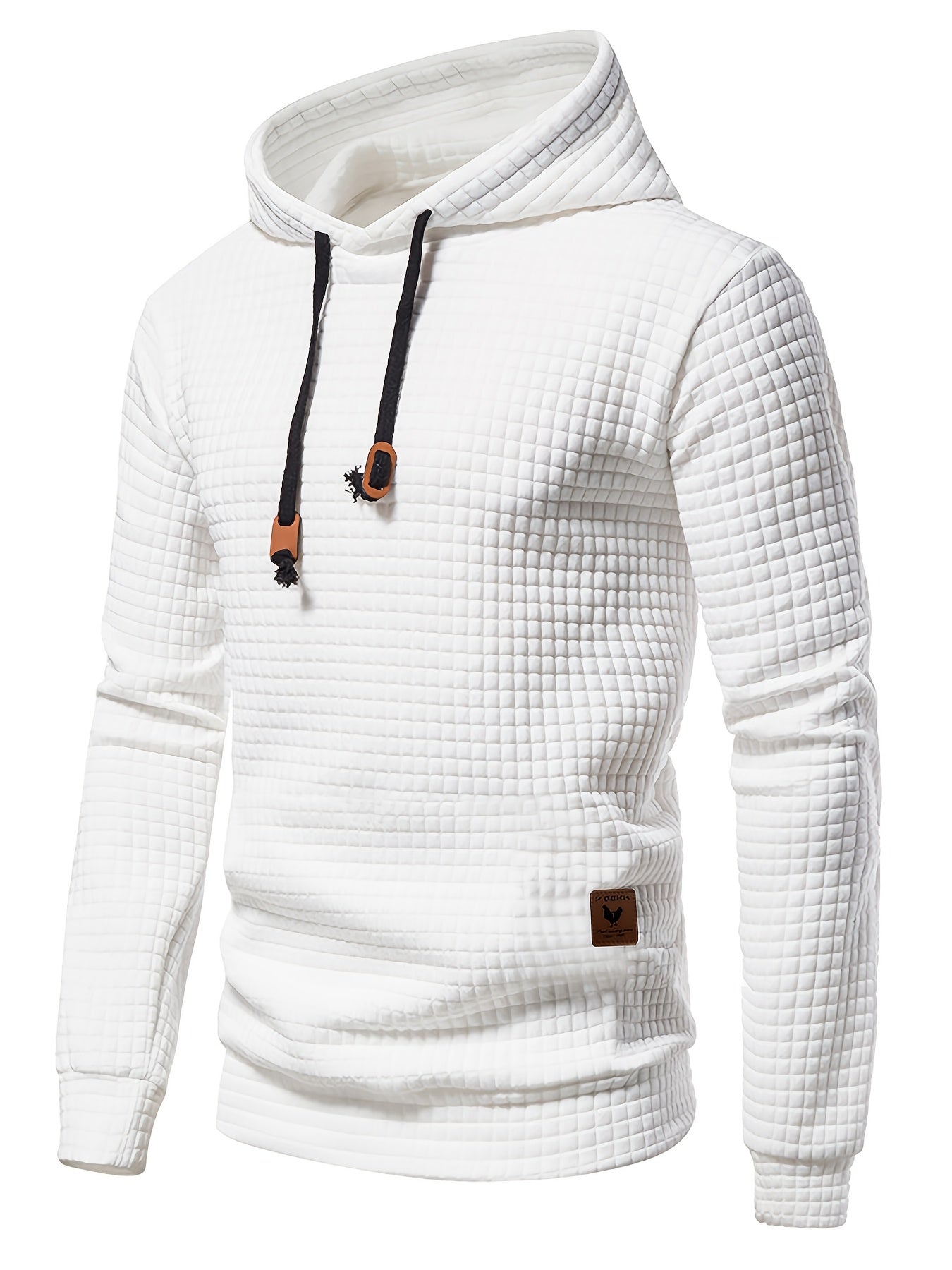 Men's Jacquard Check Pullover Sweatshirt - Athletic Casual