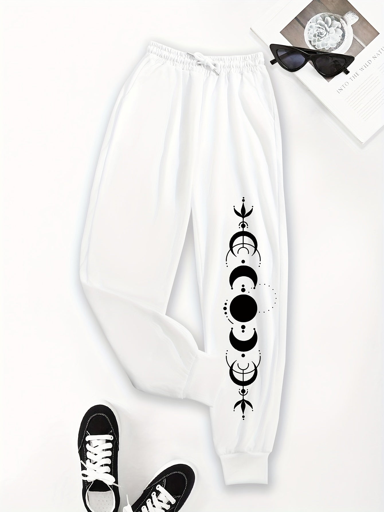 Women's Casual Joggers - Drawstring Sweatpants
