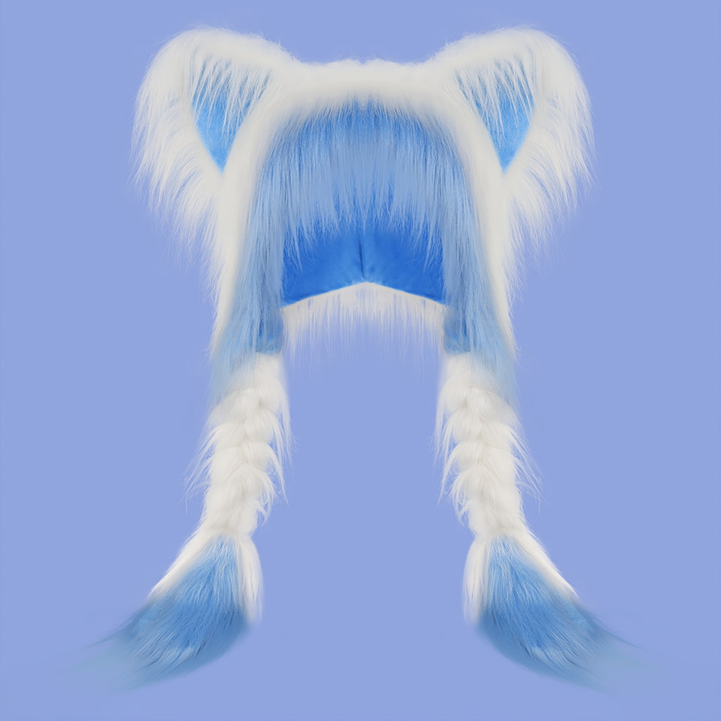 Anime Y2K Ear Warmer - Fuzzy Braided Headband