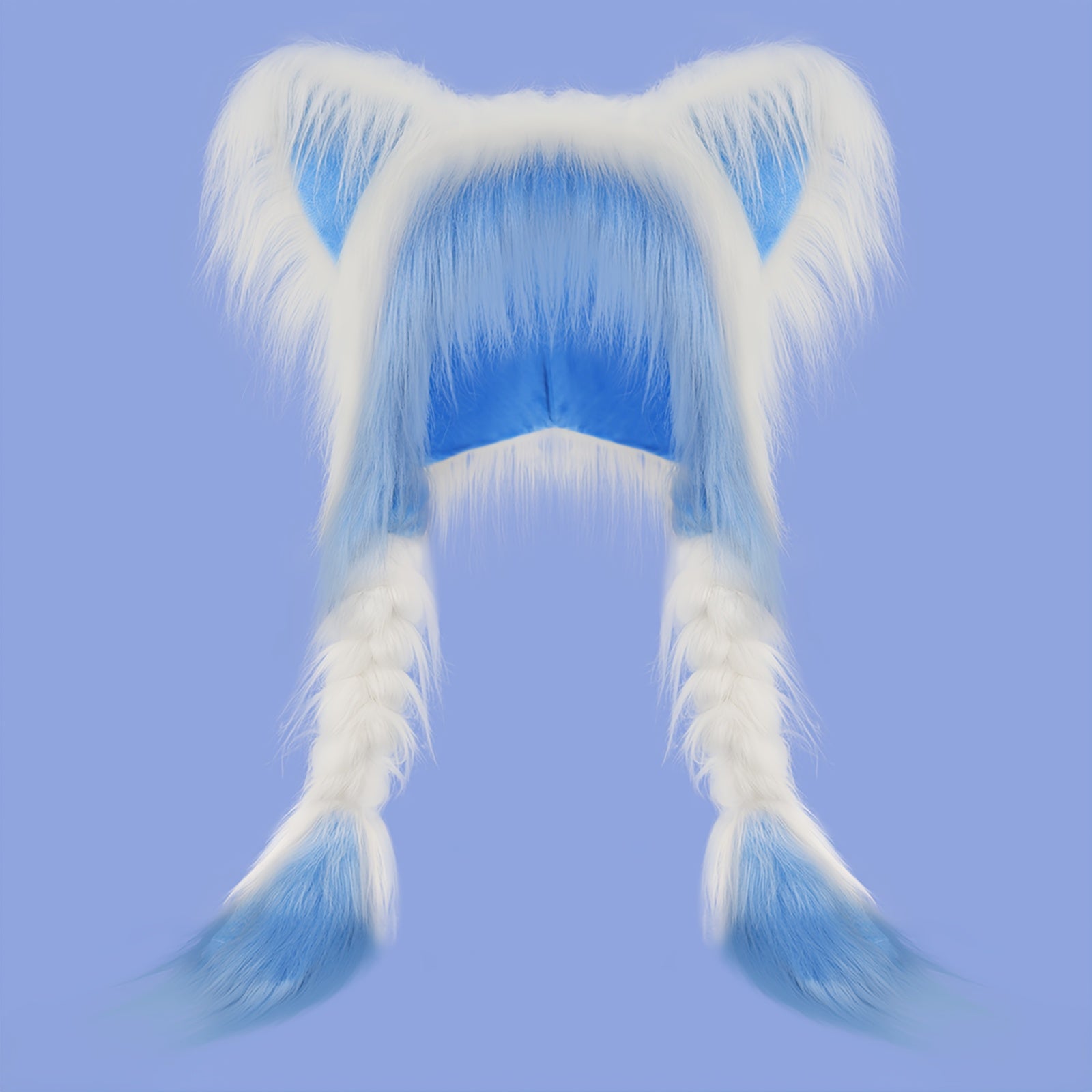 Anime Y2K Ear Warmer - Fuzzy Braided Headband