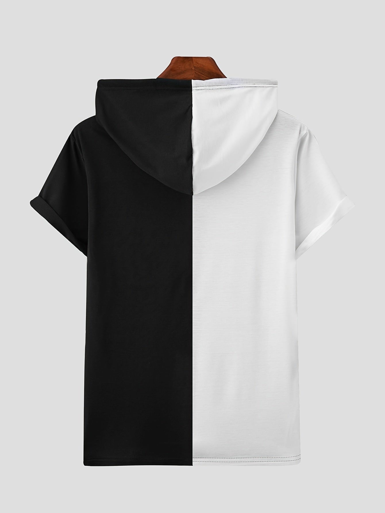 Men's Cherry Blossom Hooded T-Shirt - Japanese Motif Print