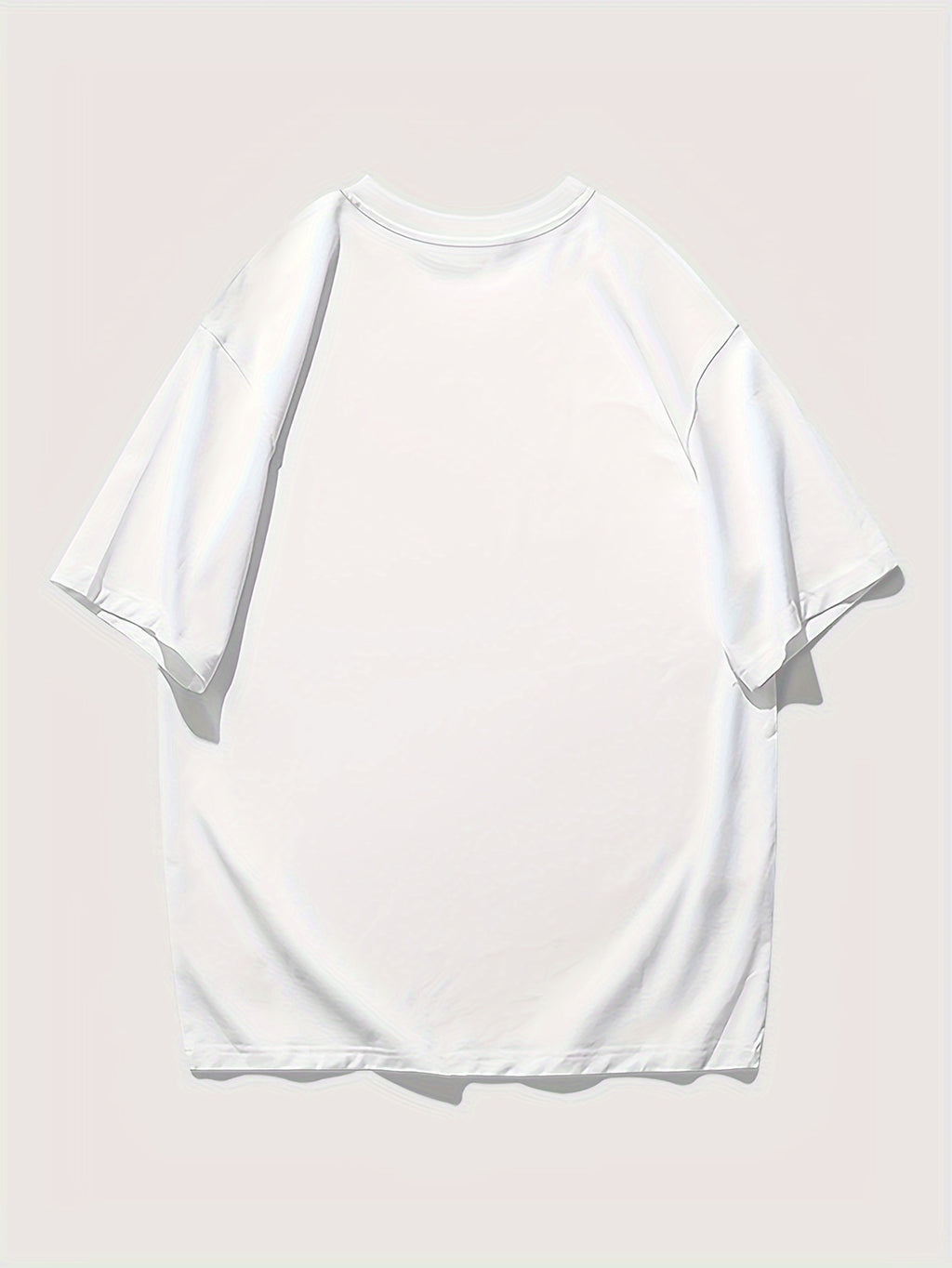 Men's Anime Print T-Shirt - Lightweight Crew Neck Tee