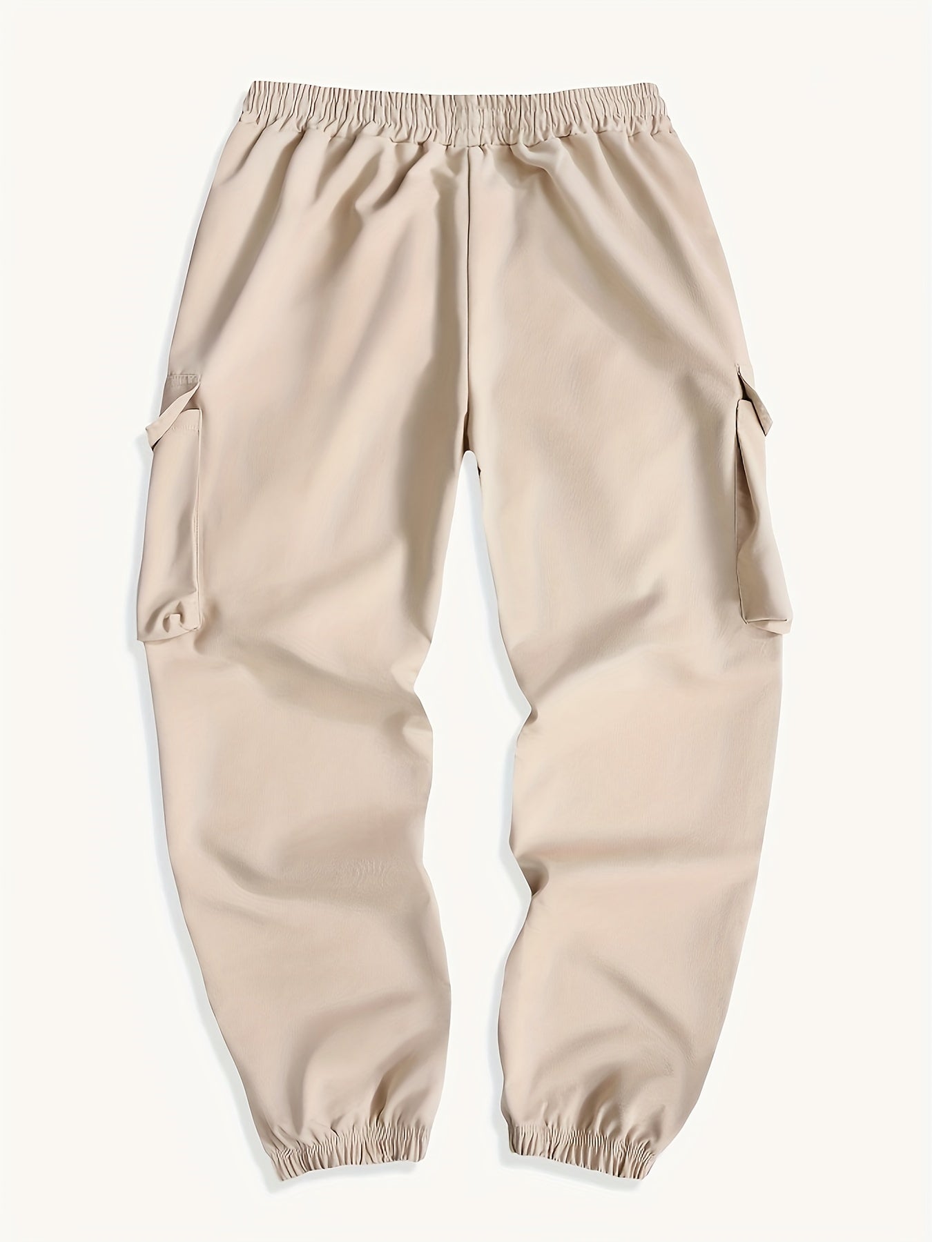 Men's Cargo Pants - Drawstring Elastic Waist