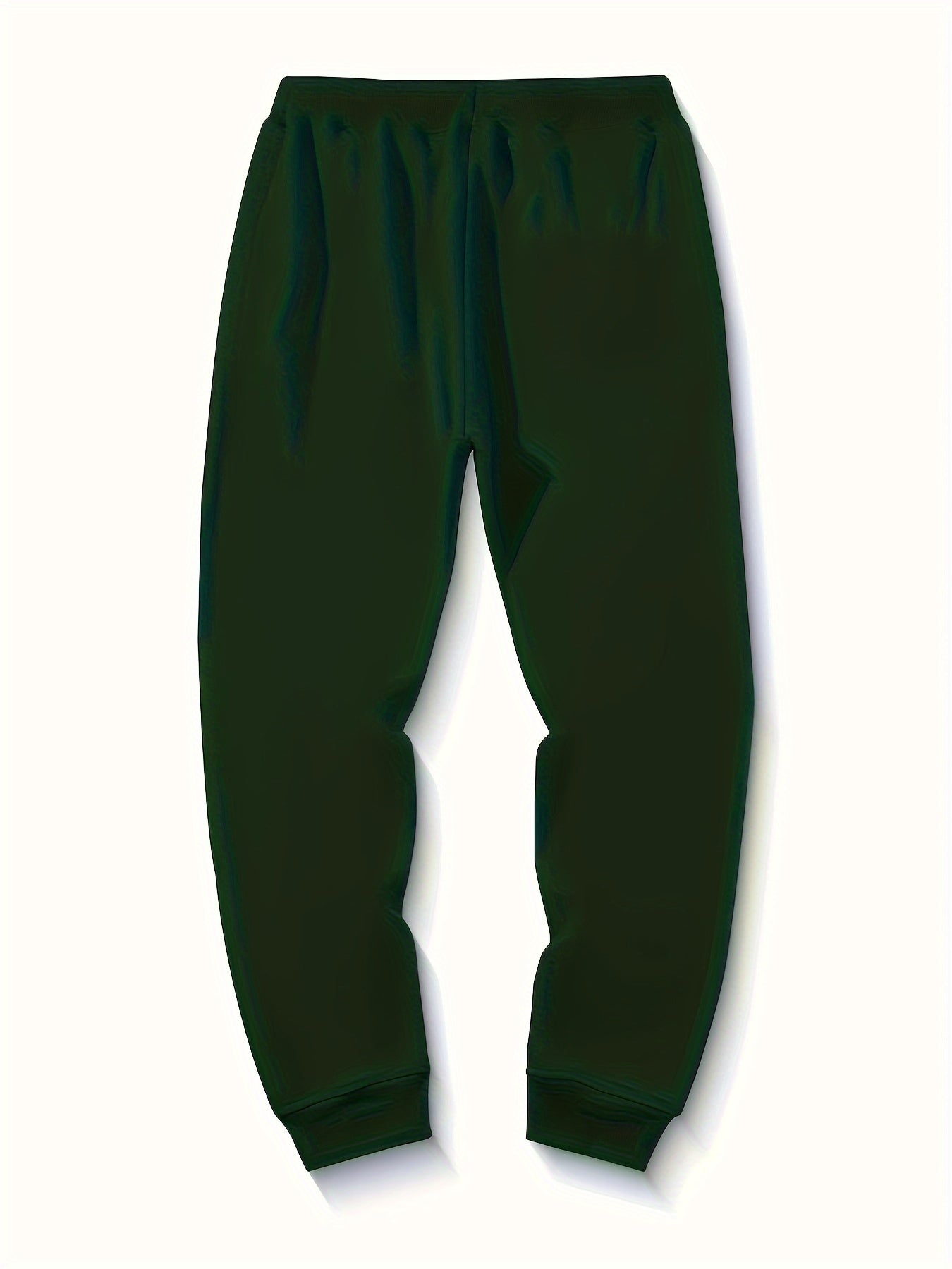 Men's Graphic Print Joggers - Stretch Polyester Blend