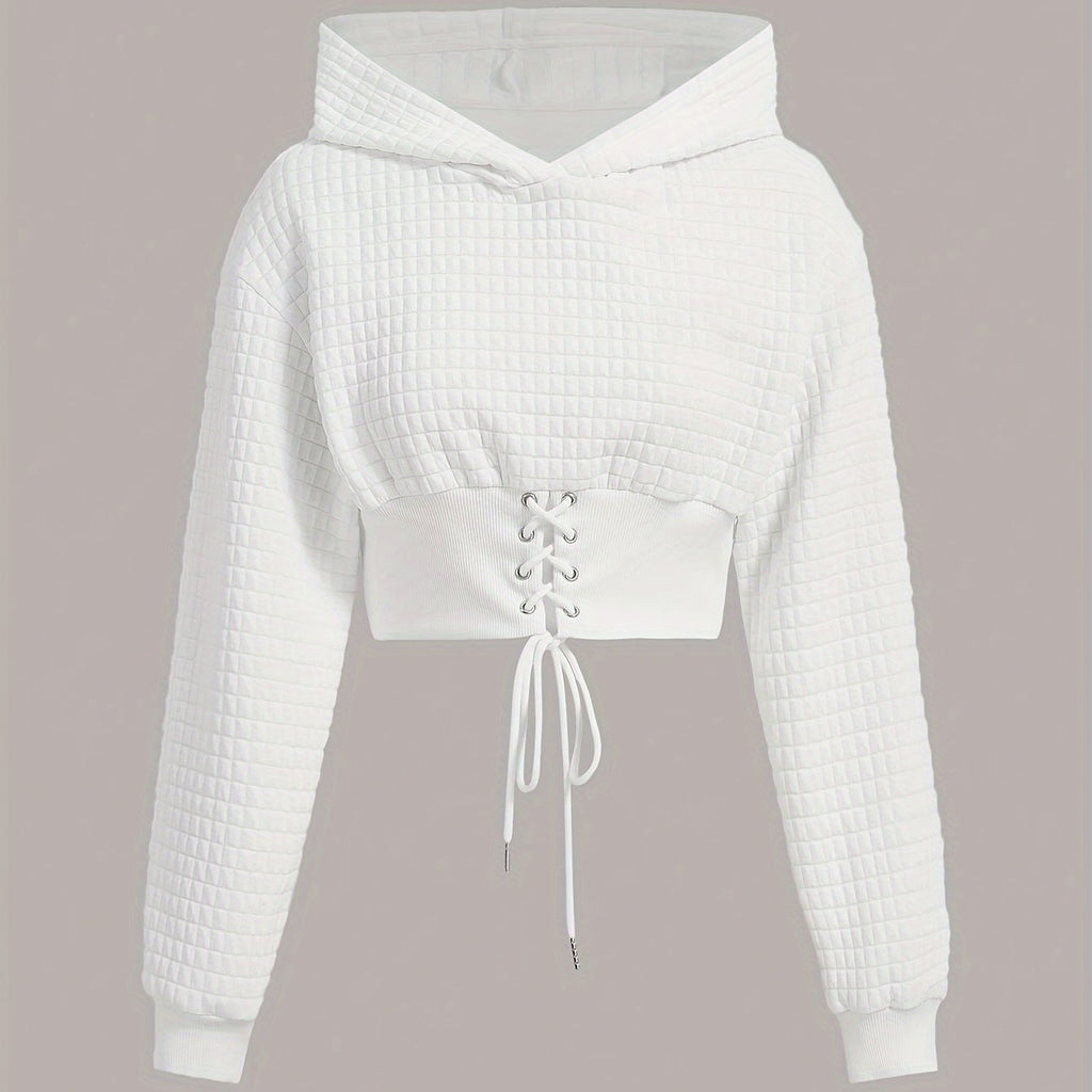 Women's Casual Hooded Sweatshirt - Cozy Pullover