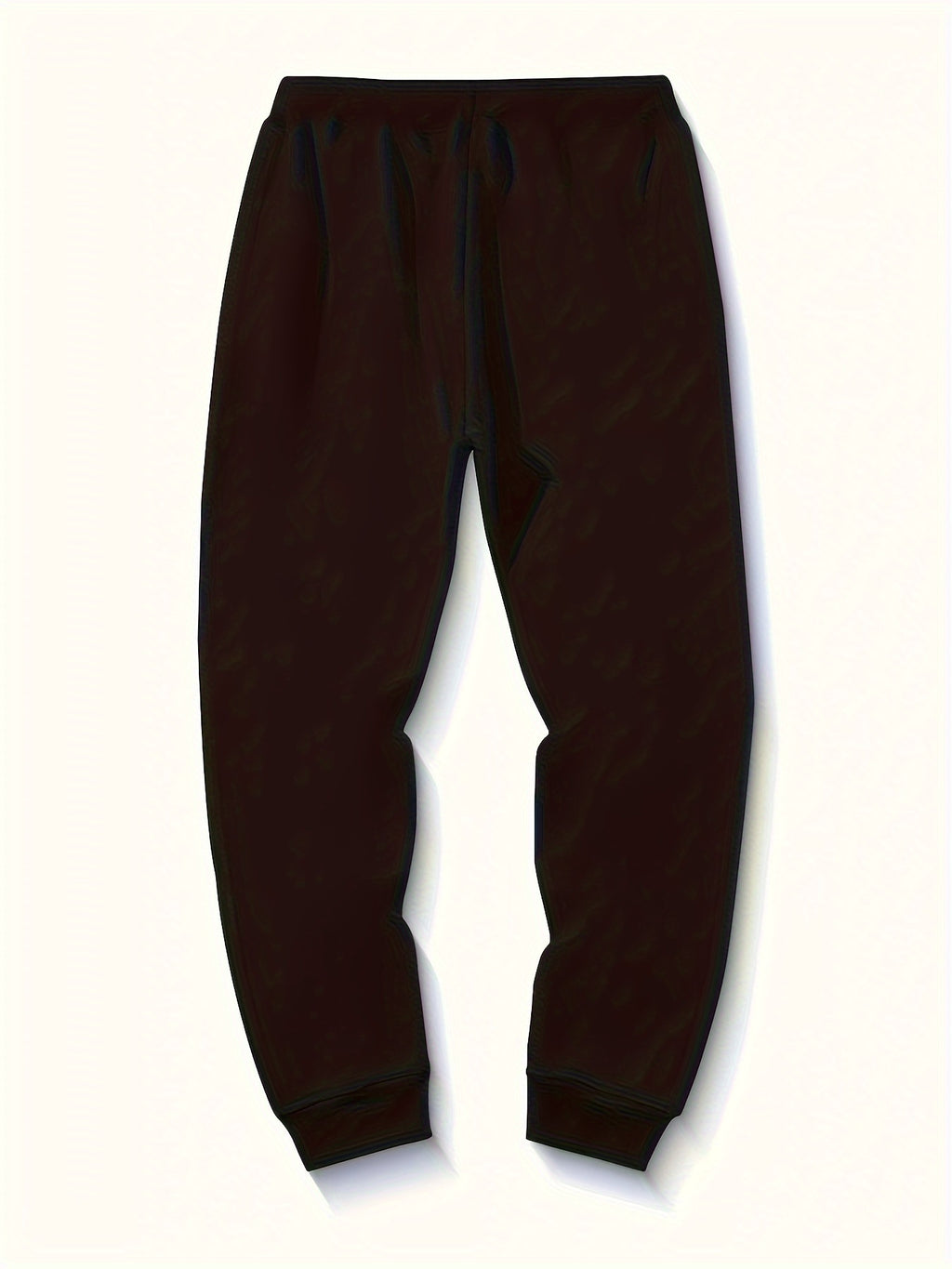 Men's Graphic Print Joggers - Stretch Polyester Blend