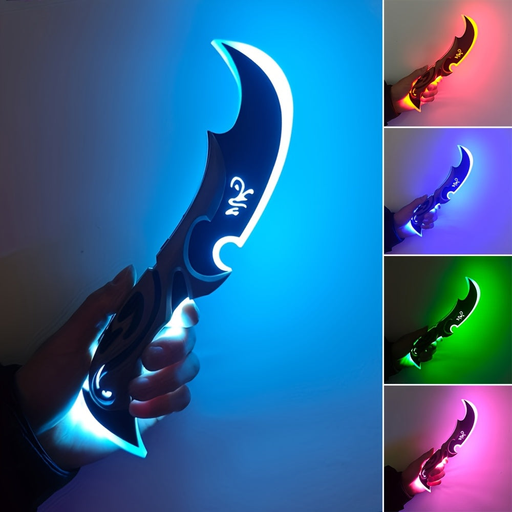 LED Glowing Knife Prop - Rechargeable Cosplay Accessory