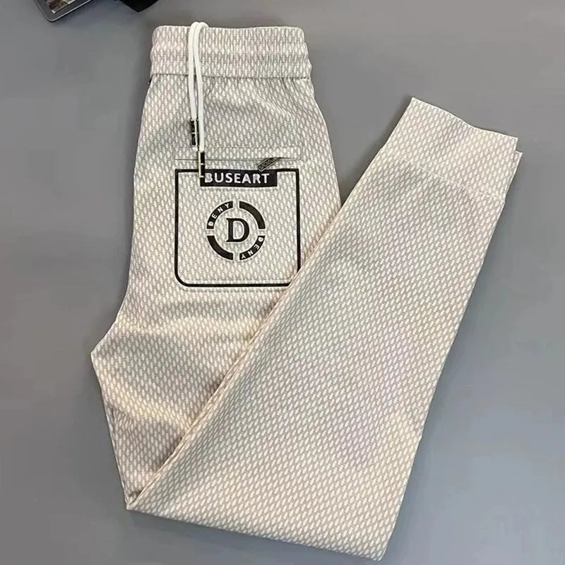 Men's Drawstring Sweatpants - Casual Streetwear Joggers