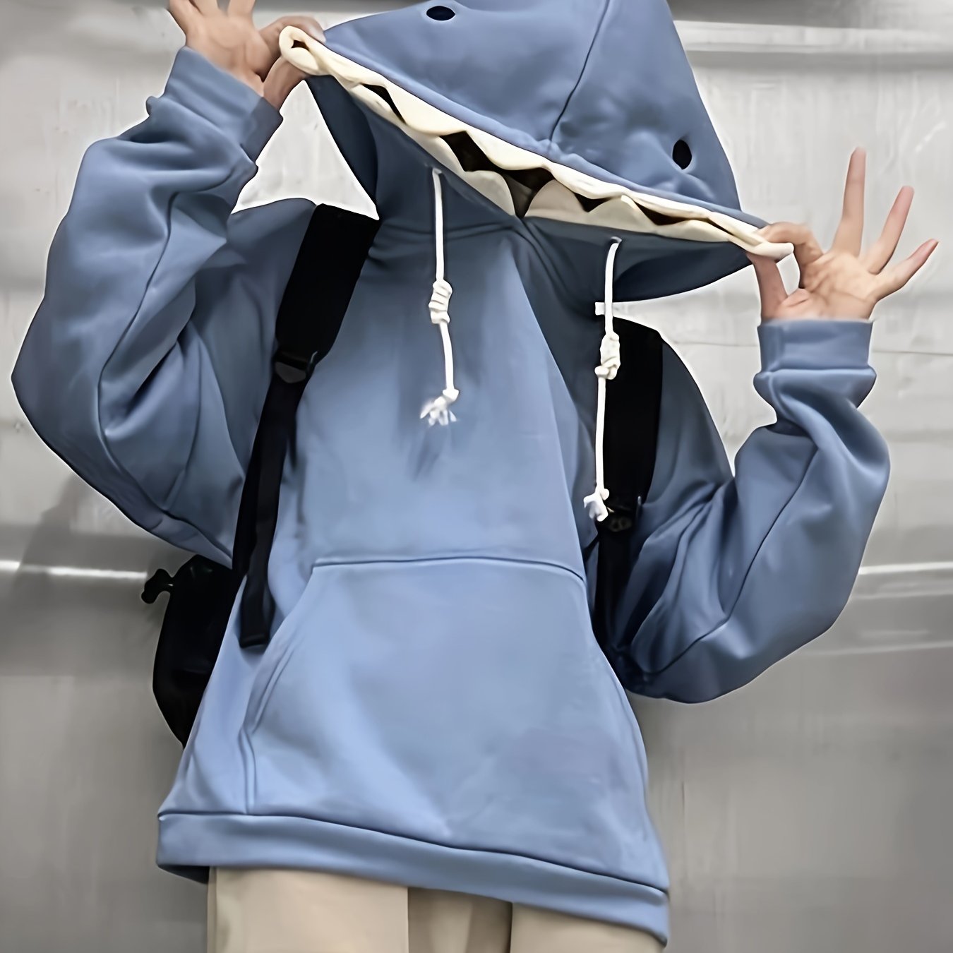 Unisex Lamb Fleece Collar Sweatshirt - Vintage Loose Fit