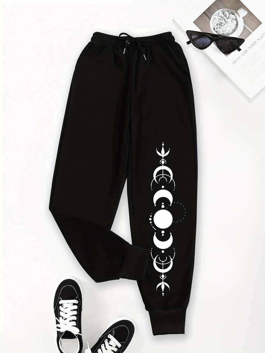 Women's Casual Joggers - Drawstring Sweatpants