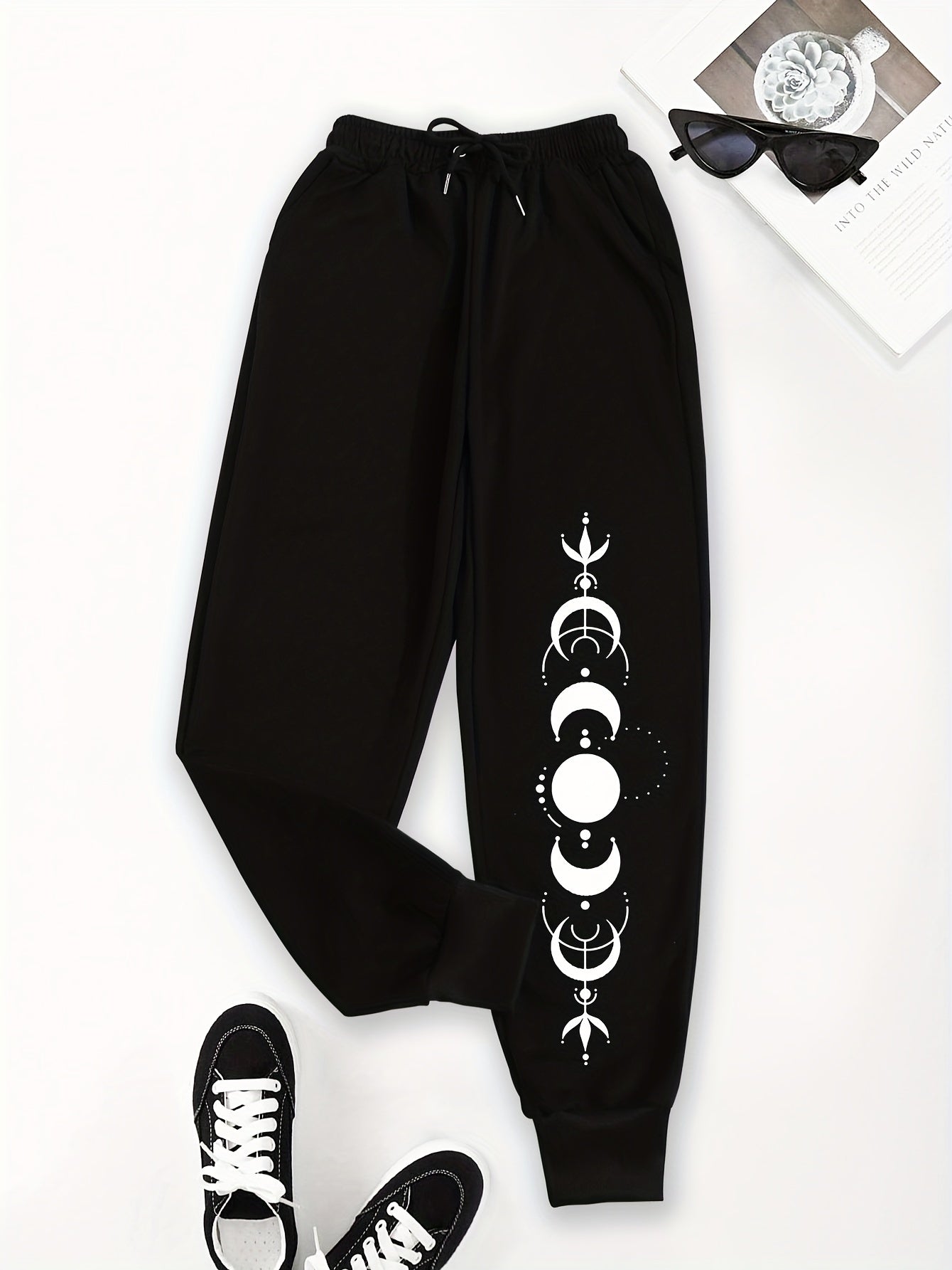 Women's Casual Joggers - Drawstring Sweatpants