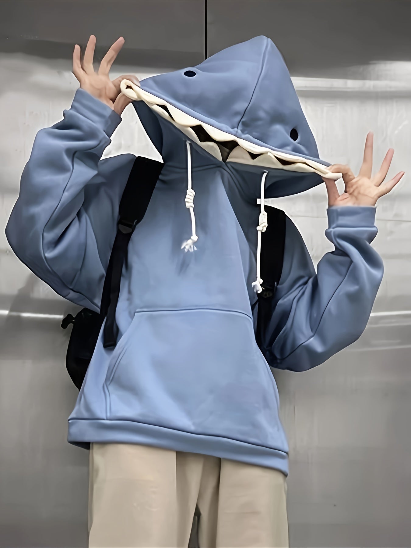 Unisex Lamb Fleece Collar Sweatshirt - Vintage Loose Fit