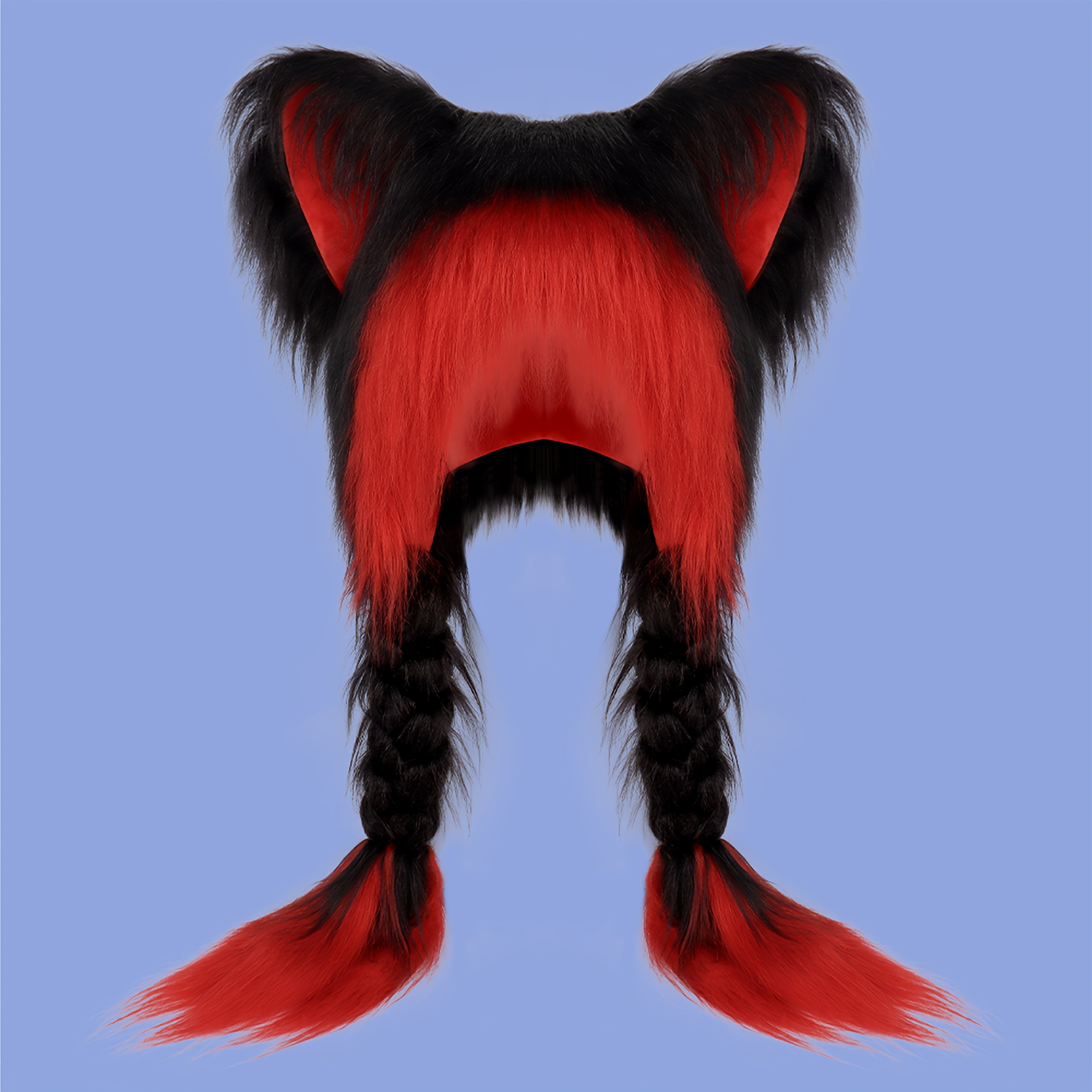 Anime Y2K Ear Warmer - Fuzzy Braided Headband