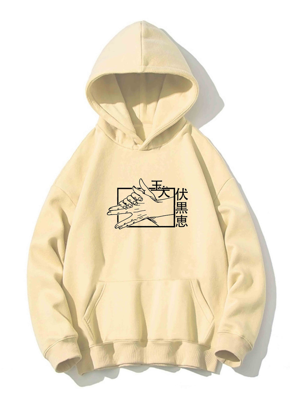 Men's Anime Graphic Hoodie - Pullover with Kangaroo Pocket