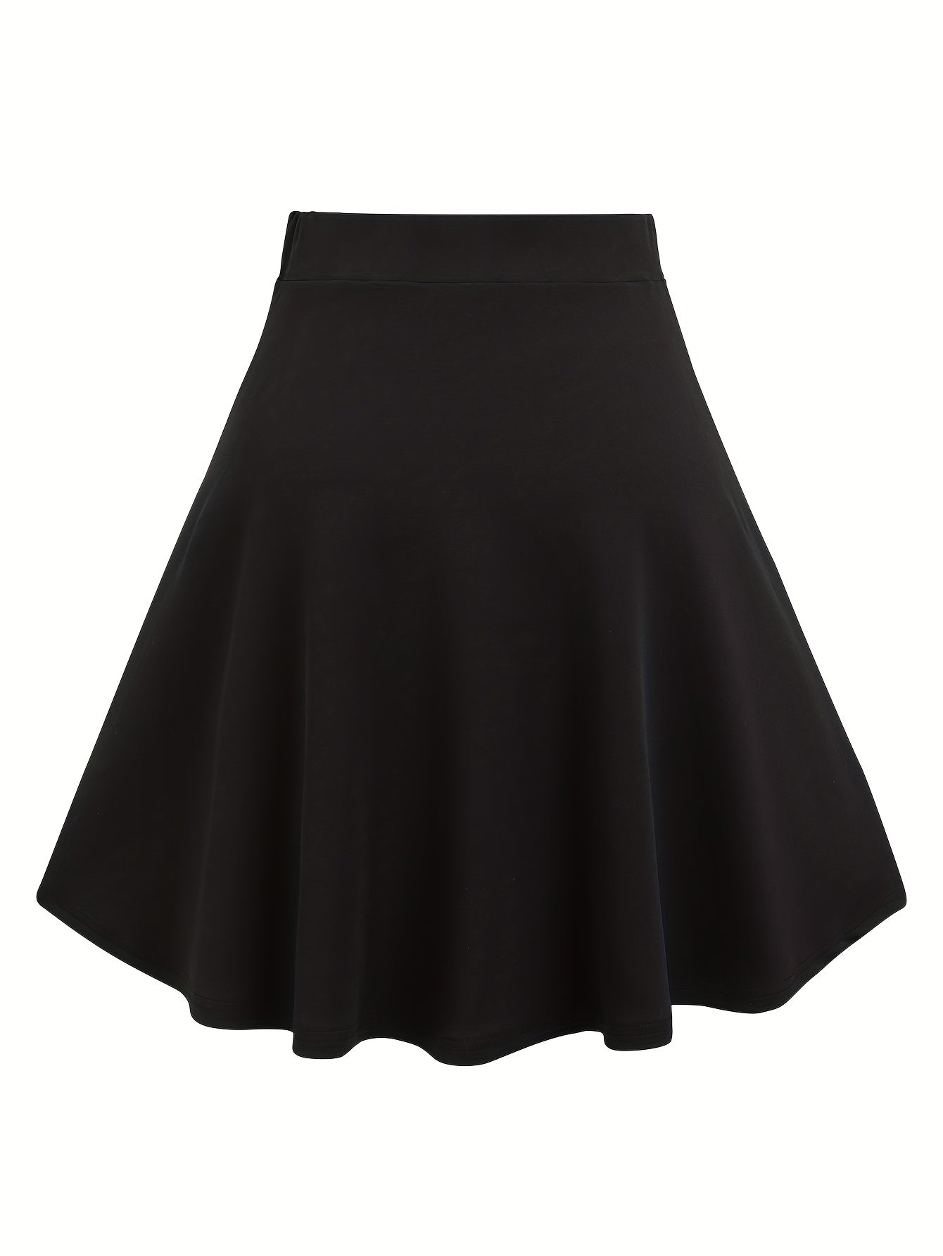 Gothic Plaid Buckle Mini Skirt - High-Waisted A-Line