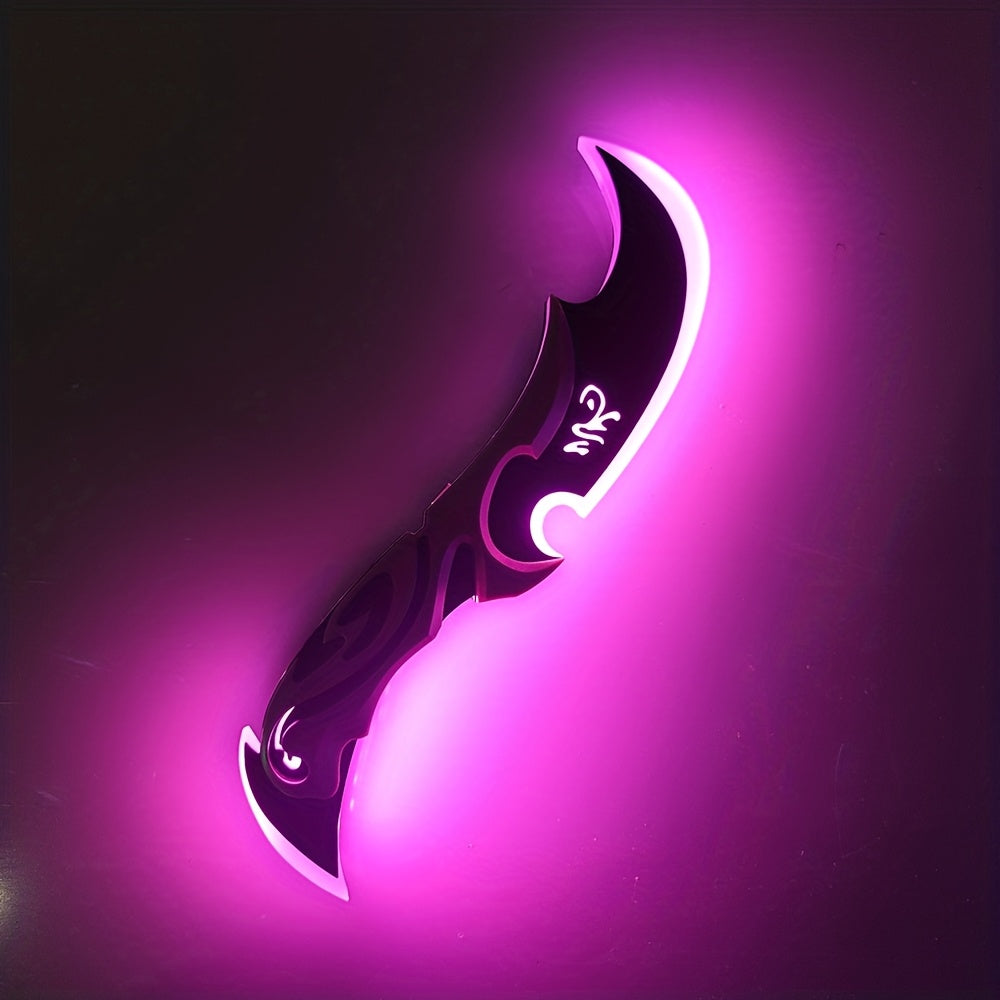 LED Glowing Knife Prop - Rechargeable Cosplay Accessory