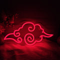 Anime Red Cloud LED Neon Sign - USB Powered Wall Decor