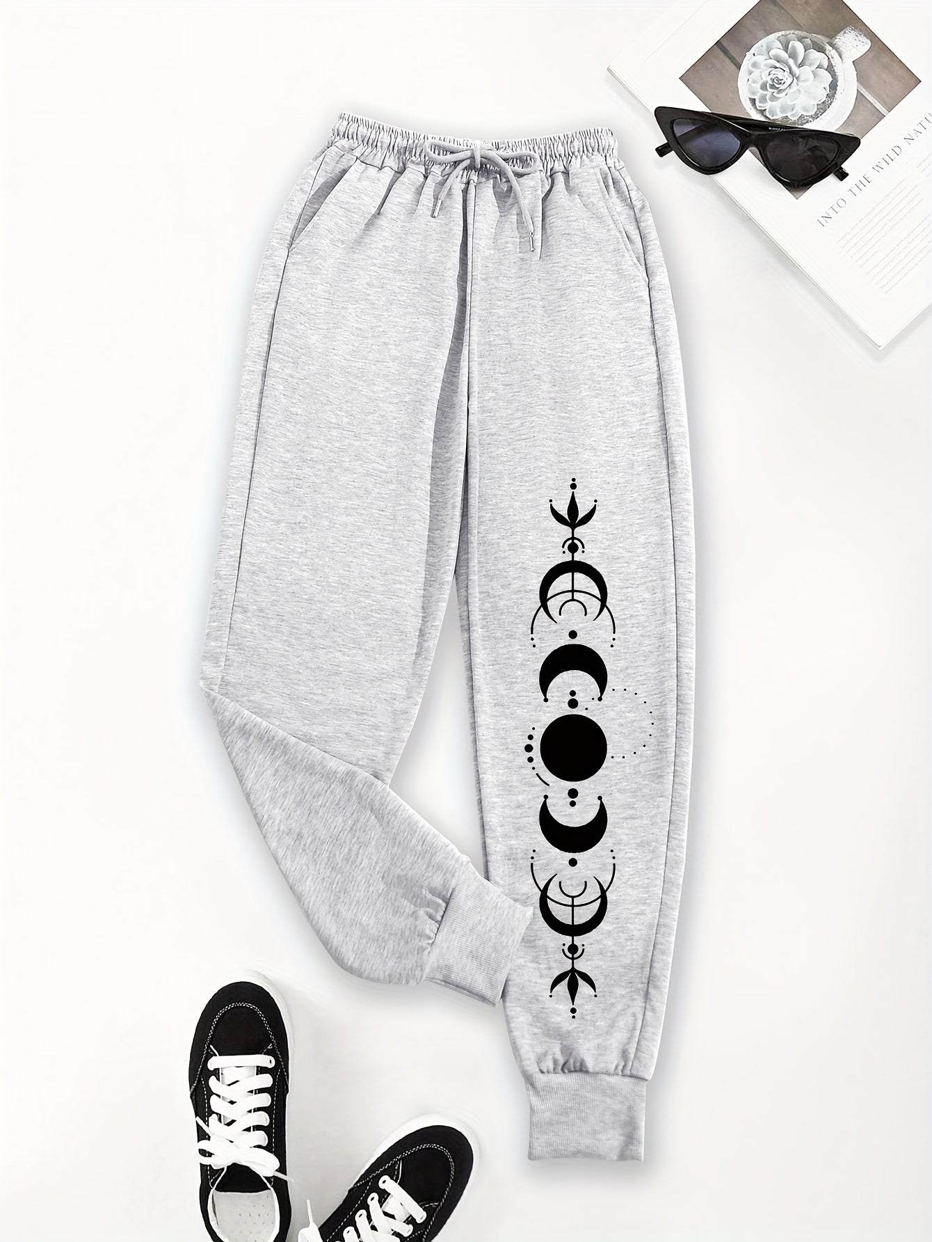 Women's Casual Joggers - Drawstring Sweatpants
