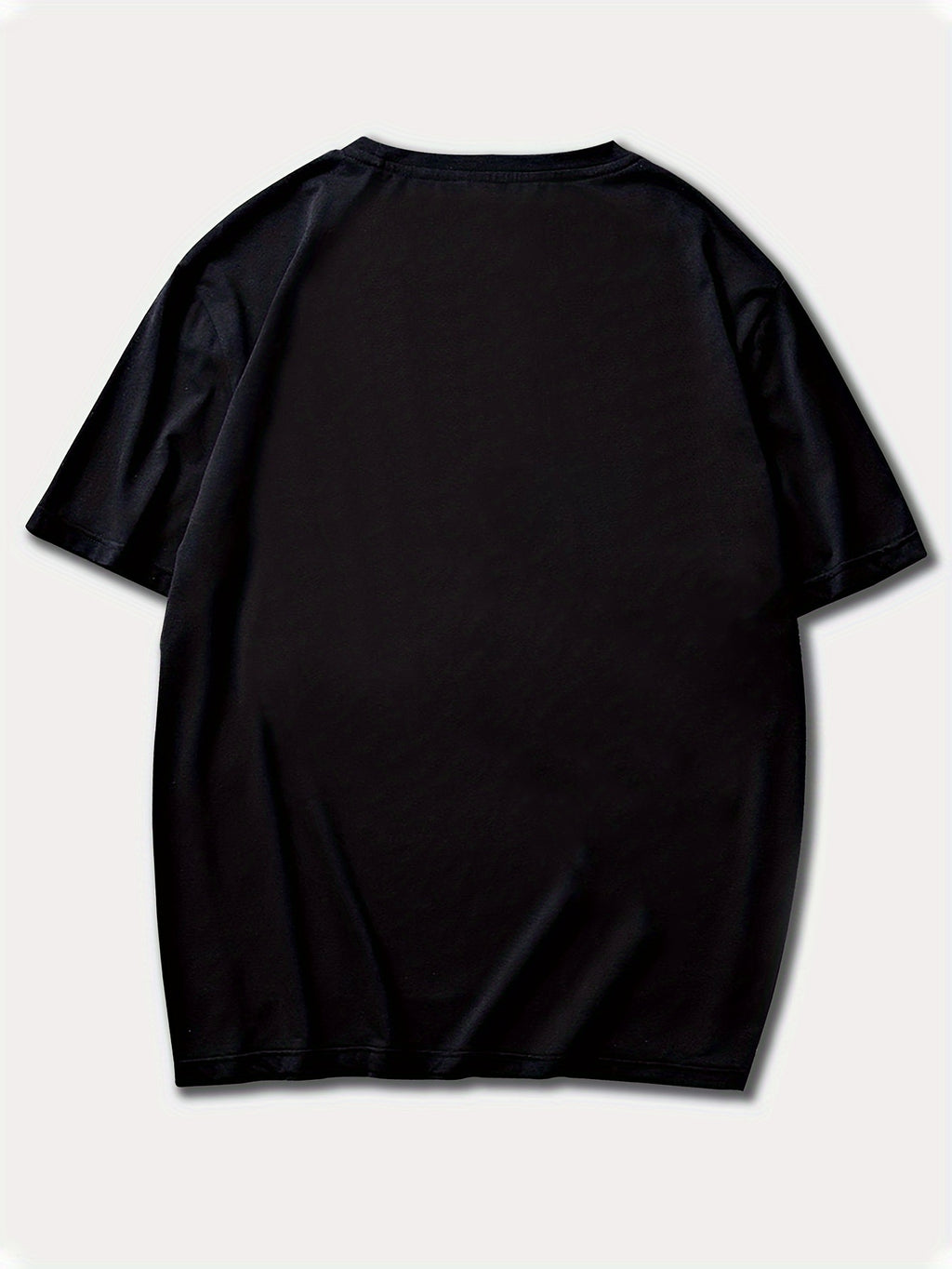 Men's Anime Print T-Shirt - Lightweight Crew Neck Tee