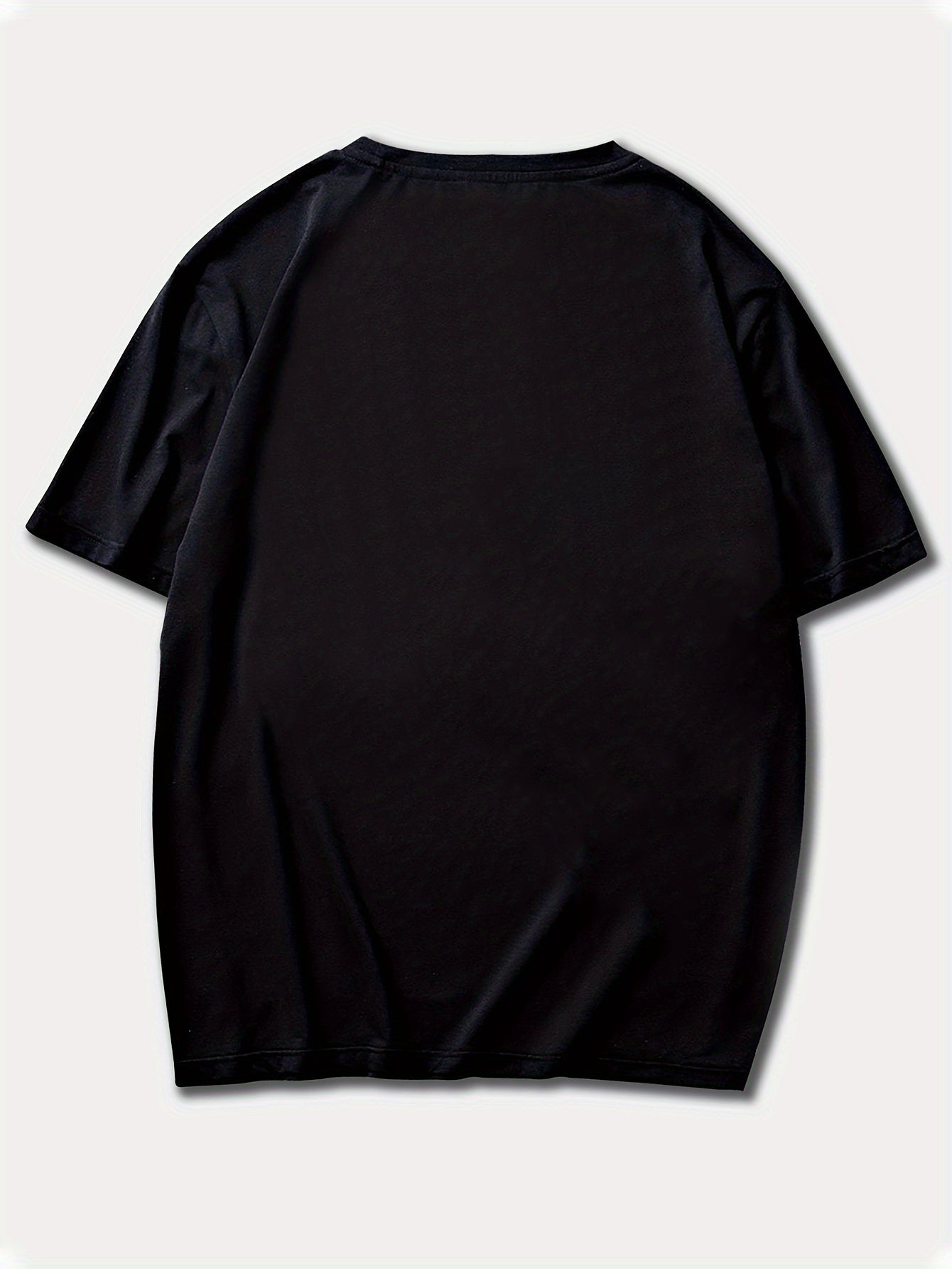 Men's Anime Print T-Shirt - Lightweight Crew Neck Tee
