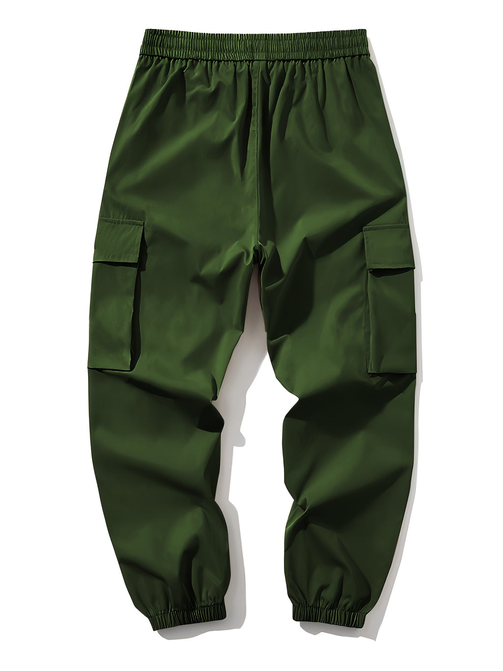 Men's Cargo Pants - Drawstring Elastic Waist
