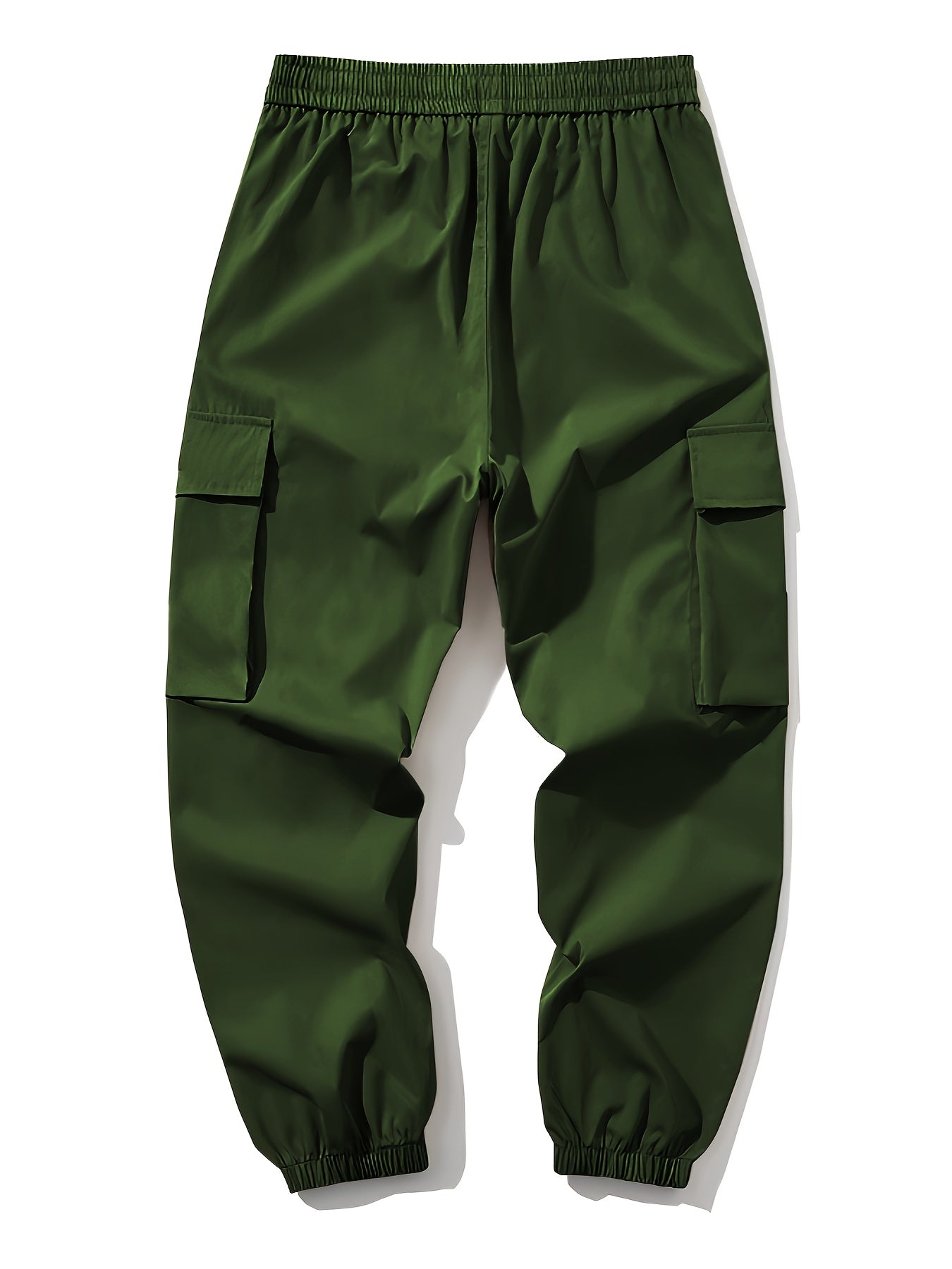 Men's Cargo Pants - Drawstring Elastic Waist