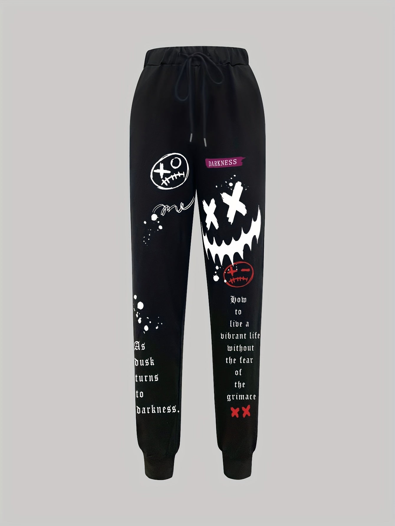 Women's Graphic Print Sweatpants - Casual Joggers