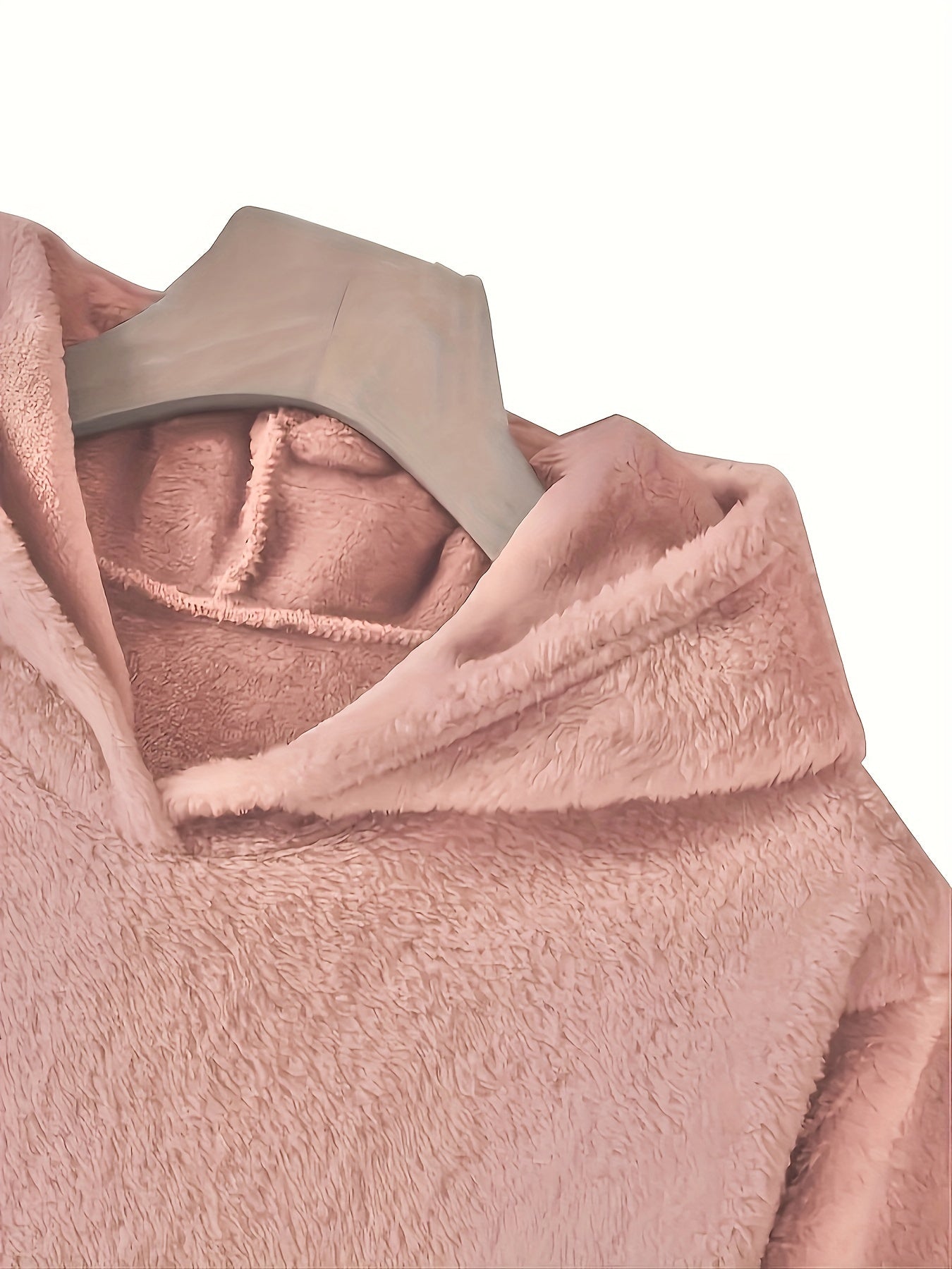 [Feline Design Thermal Hoodie] Relaxed Fit Thermal Hoodie - Adorable Feline Design Long-Sleeve Sweatshirt for Women with Kangaroo Pocket