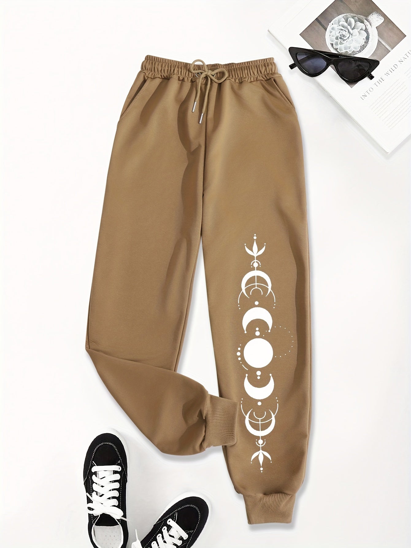 Women's Casual Joggers - Drawstring Sweatpants