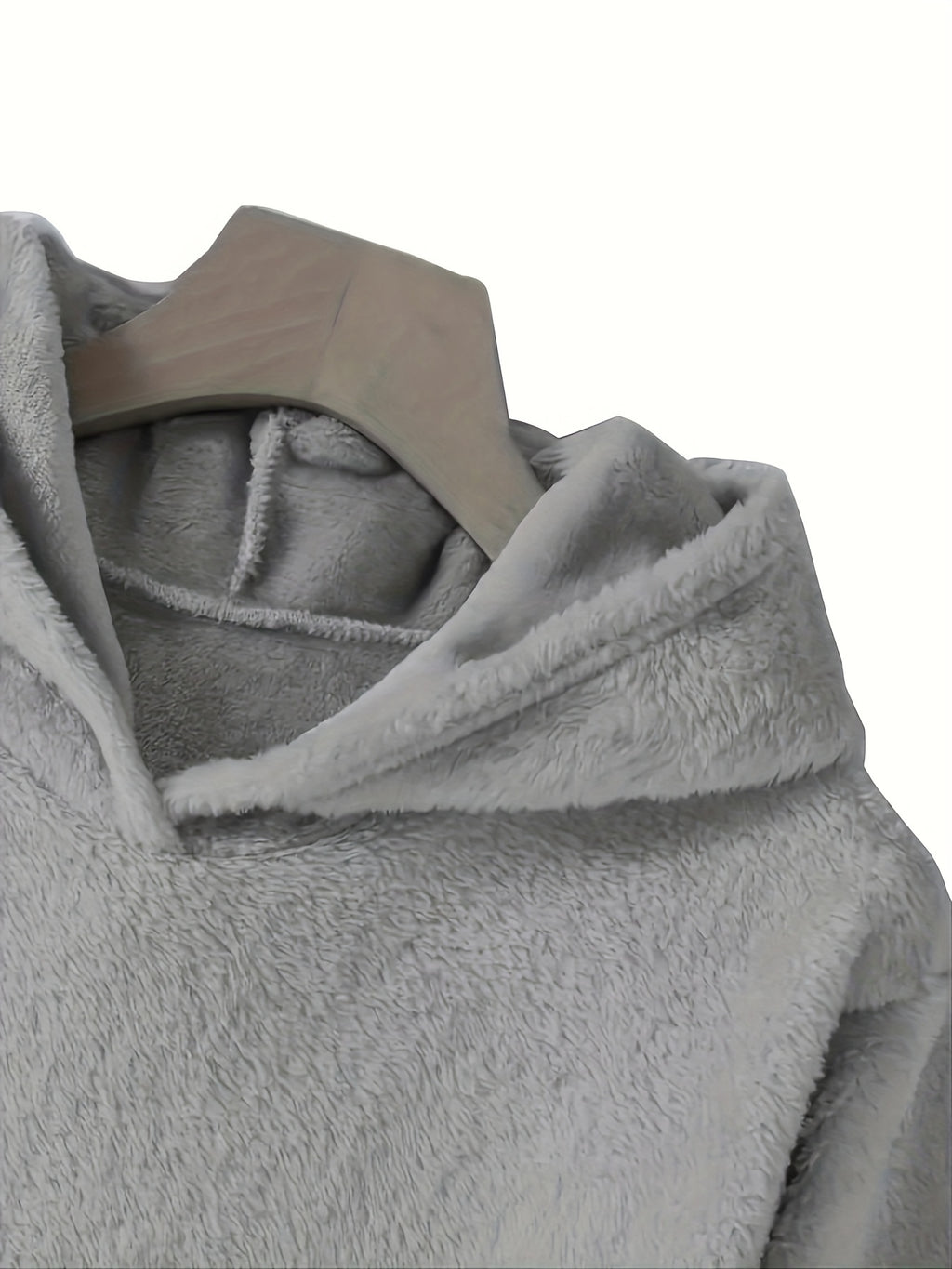 [Feline Design Thermal Hoodie] Relaxed Fit Thermal Hoodie - Adorable Feline Design Long-Sleeve Sweatshirt for Women with Kangaroo Pocket