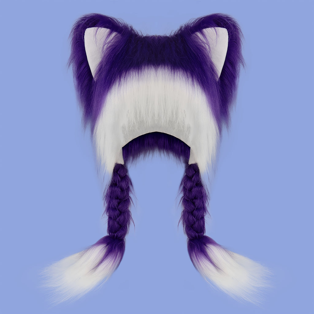 Anime Y2K Ear Warmer - Fuzzy Braided Headband