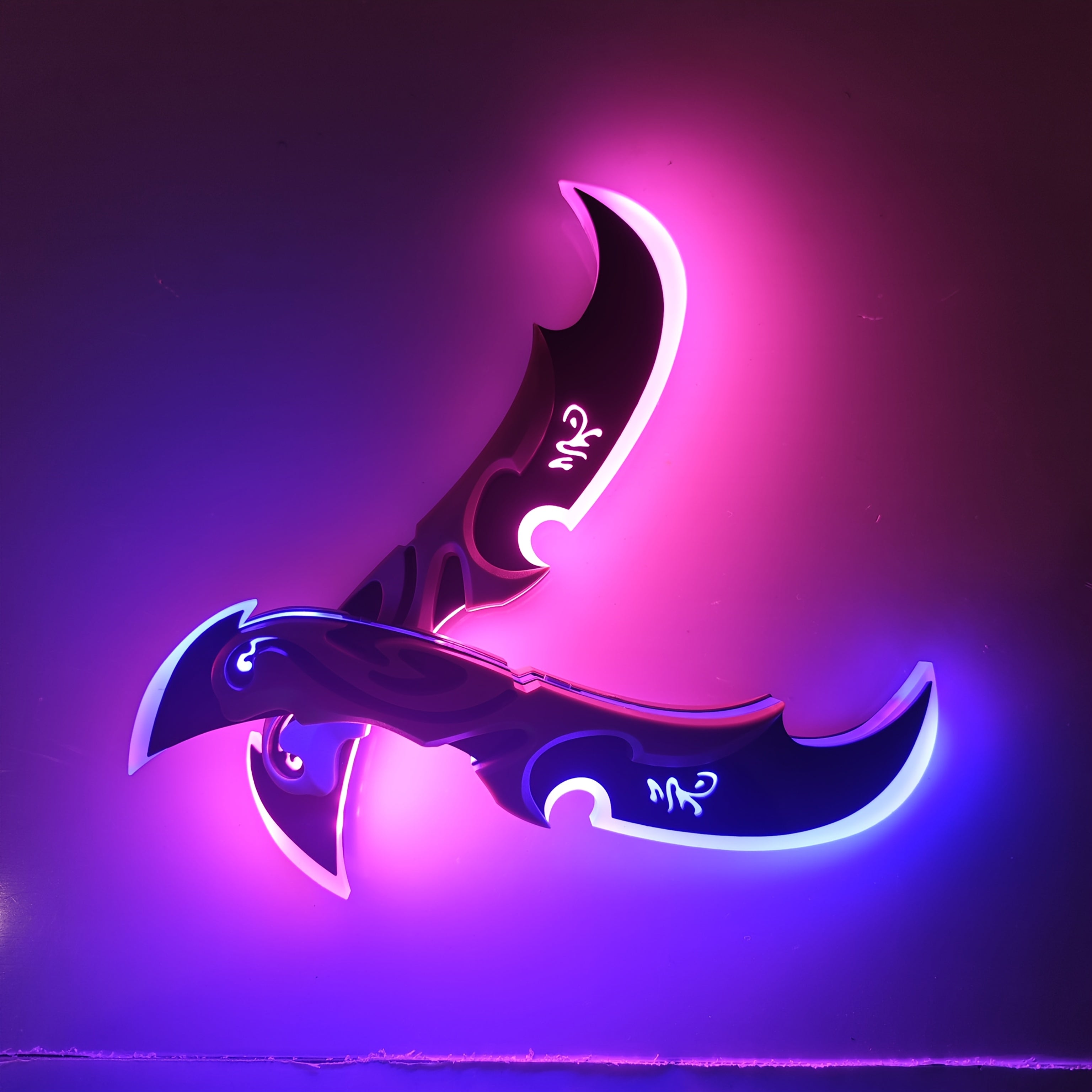 LED Glowing Knife Prop - Rechargeable Cosplay Accessory