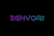 Zenvori Logo - Neon Tech Style